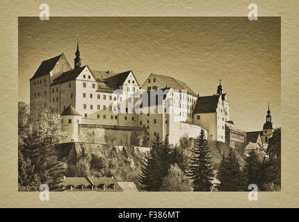 Schloss Colditz bei Leipzig erstmals urkundlich 1046, Sachsen, Deutschland, Europa Stockfoto