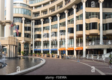 Restaurants und Bars an der Strandpromenade von Georgetown in Washington, D.C. Stockfoto