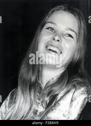 MICHELLE PHILLIPS US-Sängerin während eines Mitglieds der Mamas & Papas im Oktober 1967. Foto Tony Gale Stockfoto