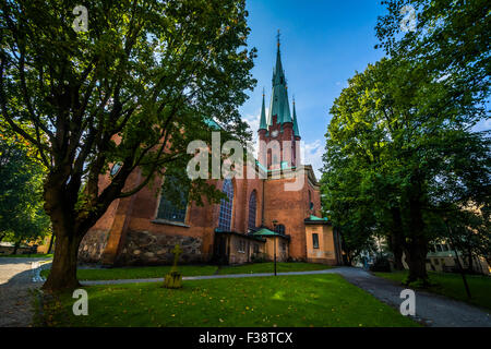 Die Kirche der Heiligen Klara (Klara Kyrka) in Norrmalm, Stockholm, Schweden. Stockfoto