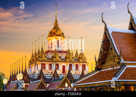 Wat Ratchanatdaram in Bangkok, Thailand. Stockfoto