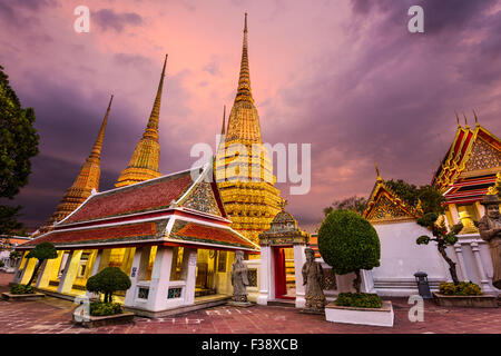 Wat Pho Tempel in Bangkok, Thailand. Stockfoto