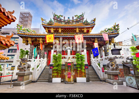 Kwan Tai Tempel in Yokohama Chinatown Bezirk. Stockfoto