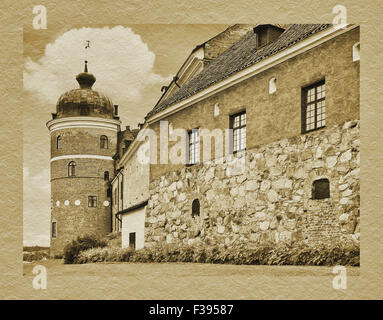 1537 erbaut Schloss Gripsholm aus Gustav I. Wasa, Straengnaes Gemeinde, Soedermanland Grafschaft, Schweden, Europa Stockfoto