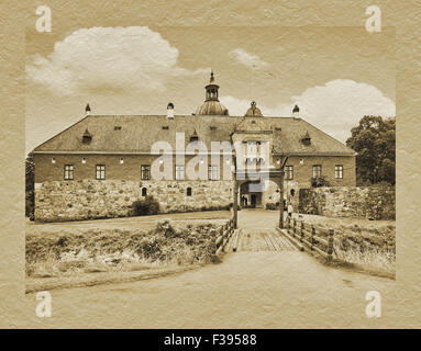 1537 erbaut Schloss Gripsholm aus Gustav I. Wasa, Straengnaes Gemeinde, Soedermanland Grafschaft, Schweden, Europa Stockfoto