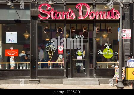 Stans-Donut-Shop in Wicker Park 2. August 2015 in Chicago, Illinois, USA. Stockfoto