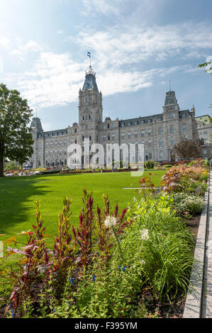 Parlamentsgebäude in Quebec Stockfoto