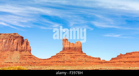 Felsformationen im Monument Valley, Utah, USA. Stockfoto