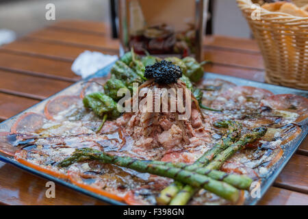 Einen leckeren Salat Stockfoto