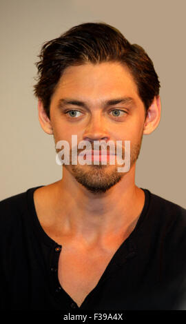 Tom Payne - Signierstunde, Kulturkaufhaus Dussmann, Berlin-Mitte. Stockfoto