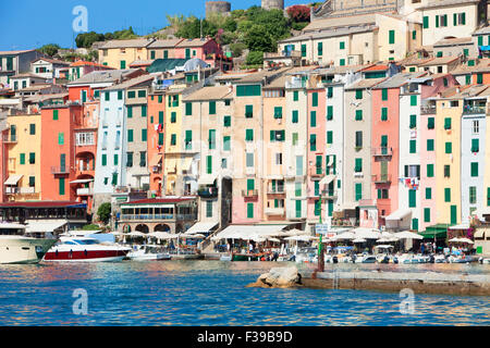 Italien, Ligurien, La Spezia, Golfo dei Poeti, Portovenere. Stockfoto