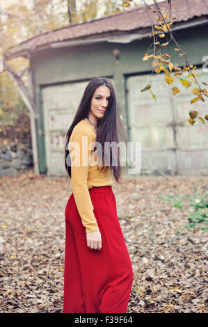 Porträt einer jungen Frau Stockfoto