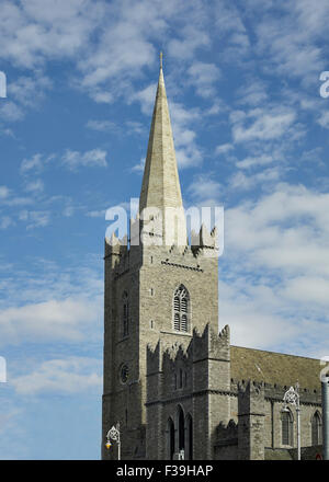 St. Patricks Cathedral Dublin Minot-Turm Stockfoto