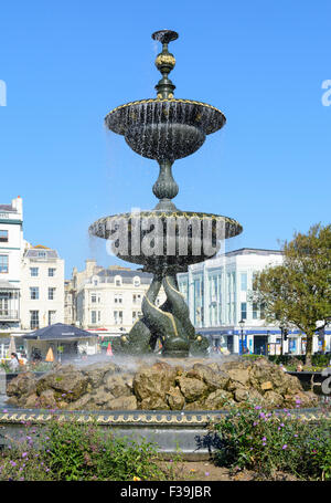 Victoria-Brunnen im Garten der Steine, alte Steine, Brighton, East Sussex, England, UK. Stockfoto