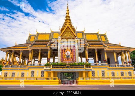 Royal Palast-Komplex in Phnom Penh, Kambodscha, Südost-Asien Stockfoto