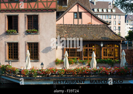 Restaurant "Marco Polo" in Straßburg, Bas-Rhin, Elsass, Frankreich Stockfoto