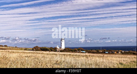 Das Observatorium für Portland Bill Stockfoto