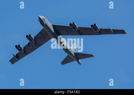 Ein B - 52H Stratofortress Bomber der Luftwaffe Reserve Ankunft bei den NATO-Days in Ostrava, Tschechische Republik. Stockfoto