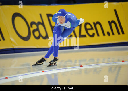 ESSENT ISU Weltmeisterschaften einzelne Entfernung EISSCHNELLLAUF, RICHMOND OLYMPIC OVAL, BRITISH COLUMBIA, Kanada, März 2009 - Herren Stockfoto