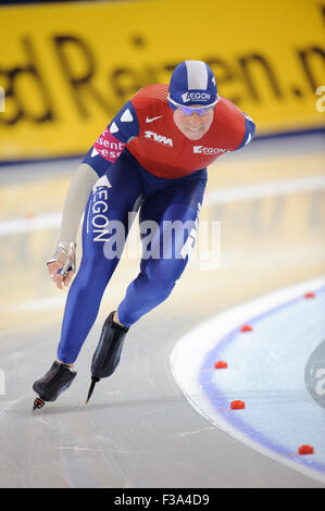 ESSENT ISU Weltmeisterschaften einzelne Entfernung EISSCHNELLLAUF, RICHMOND OLYMPIC OVAL, BRITISH COLUMBIA, Kanada, März 2009 - Wome Stockfoto