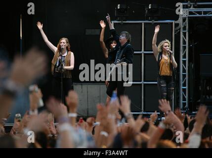 Las Vegas, NV, USA. 2. Oktober 2015. Tausend Pferde in Anwesenheit für Route 91 Country Music Festival 2015 - Fr, MGM Resorts Dorf Las Vegas, NV 2. Oktober 2015. Bildnachweis: James Atoa/Everett Collection/Alamy Live-Nachrichten Stockfoto