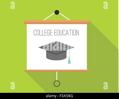 College-Ausbildung Stock Vektor