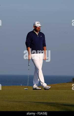 Kingsbarns, Schottland. 2. Oktober 2015. Alfred Dunhill Links Golf, zweite Runde. Bildnachweis: Action Plus Sport Bilder/Alamy Live News Stockfoto