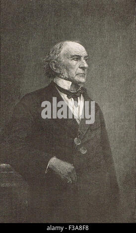 Britischer Premierminister William Ewart Gladstone 1882 Stockfoto