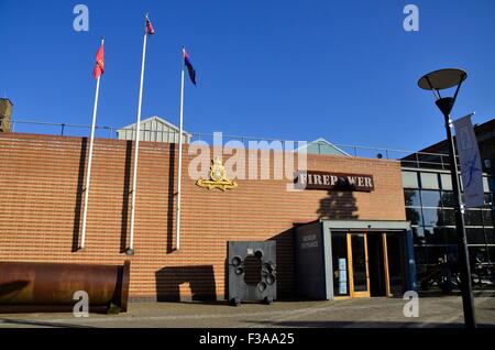 Feuerkraft Militärmuseum, Royal Arsenal Woolwich, London, England, Vereinigtes Königreich Stockfoto