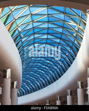 gläserne Decke in der mall Stockfoto