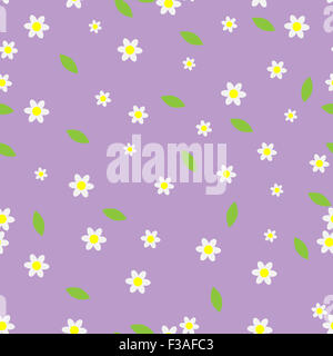 Nahtlose Blume Muster Kamille. Sommer Dekoration, florales Design Blüte Vektor Kunst Design Abstrakt ausgefallene Mode Interessenvertreter Stockfoto