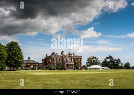 Stansted House inmitten der englischen Country-Seite ein schönes Land Haus Herrenhaus in Sussex. Stockfoto