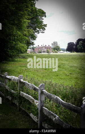 Stansted House inmitten der englischen Country-Seite ein schönes Land Haus Herrenhaus in Sussex. Stockfoto