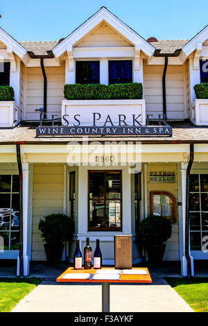 Fess Parker Inn and Spa in Los Olivos, einer kleinen Stadt in der Region Santa Maria Valley in Santa Barbara County in Kalifornien Stockfoto