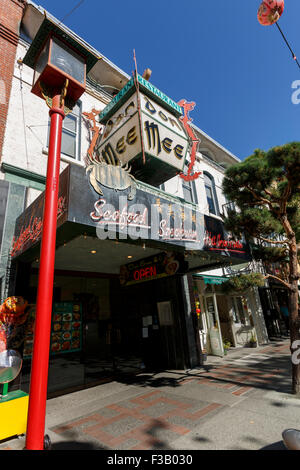 Don mir Restaurant vorne Fisgard Straße Chinatown Victoria British Columbia Stockfoto