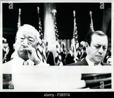 1959 - Präsident des koreanischen Syngman Rhee besuchen Sie New York. © Keystone Bilder USA/ZUMAPRESS.com/Alamy Live-Nachrichten Stockfoto