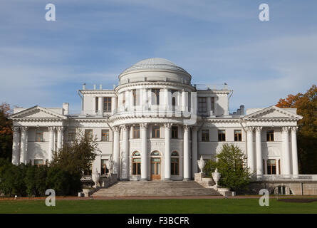Elagin-Palast, St. Petersburg, Russland. Stockfoto