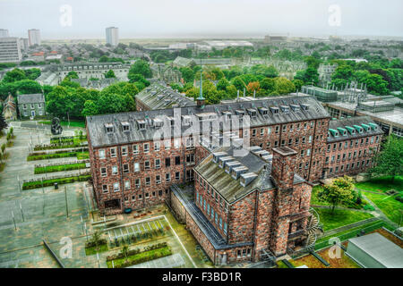 September 2015, Campus und Hauptgebäude der Universität in Aberdeen, HDR-Technik Stockfoto