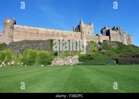 Bamburgh Castle in Northumberland, England Stockfoto