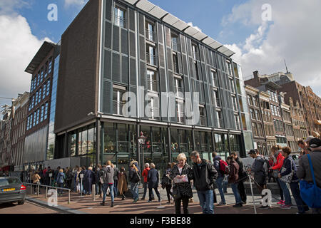 Anne Franks Haus in Amsterdam Stockfoto