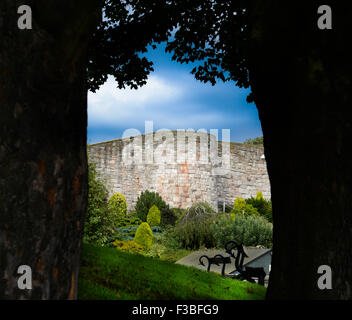 Berwick nach Tweed Stadtmauer Stockfoto