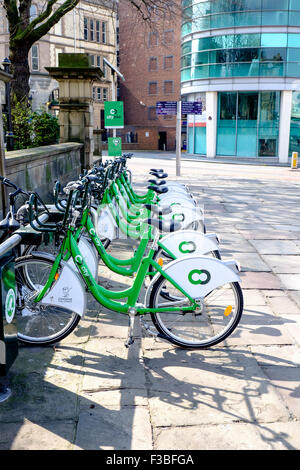 Citybike Fahrrad Verleih Schema, Liverpool, UK Stockfoto