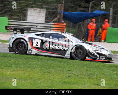 Monza, Italien, 2. Oktober 2015 - Alvaro Parente fahren seinen McLaren 650 s in Monza Credit: Edoardo Nicolino/Alamy Live News Stockfoto