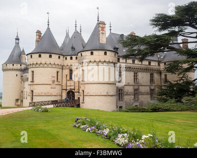 Chaumont-Sur-Loire Chateau Stockfoto