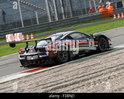 Monza, Italien, 2. Oktober 2015 - Ferrari 458 #3 von Af Corse Team Credit zubereitet: Edoardo Nicolino/Alamy Live News Stockfoto