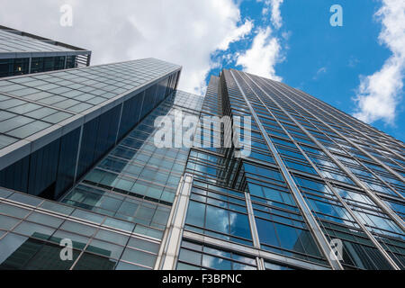 Moderne Architektur Büros Canary Wharf London UK Stockfoto