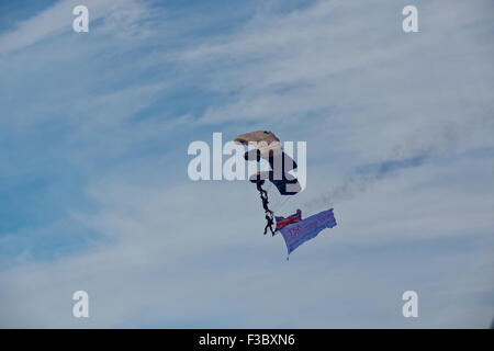 Tiger-Freifall-team Stockfoto