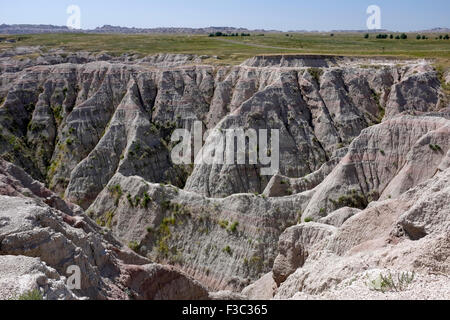 Badlands Nationalpark, South Dakota Stockfoto