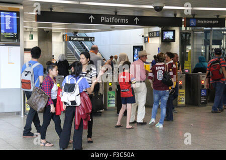 Parramatta Bahnhof in western Sydney, NSW, Australien Stockfoto