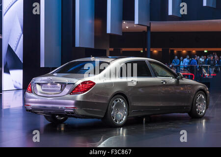 Mercedes-Benz Maybach S-Klasse auf der IAA International Motor Show 2015 Stockfoto